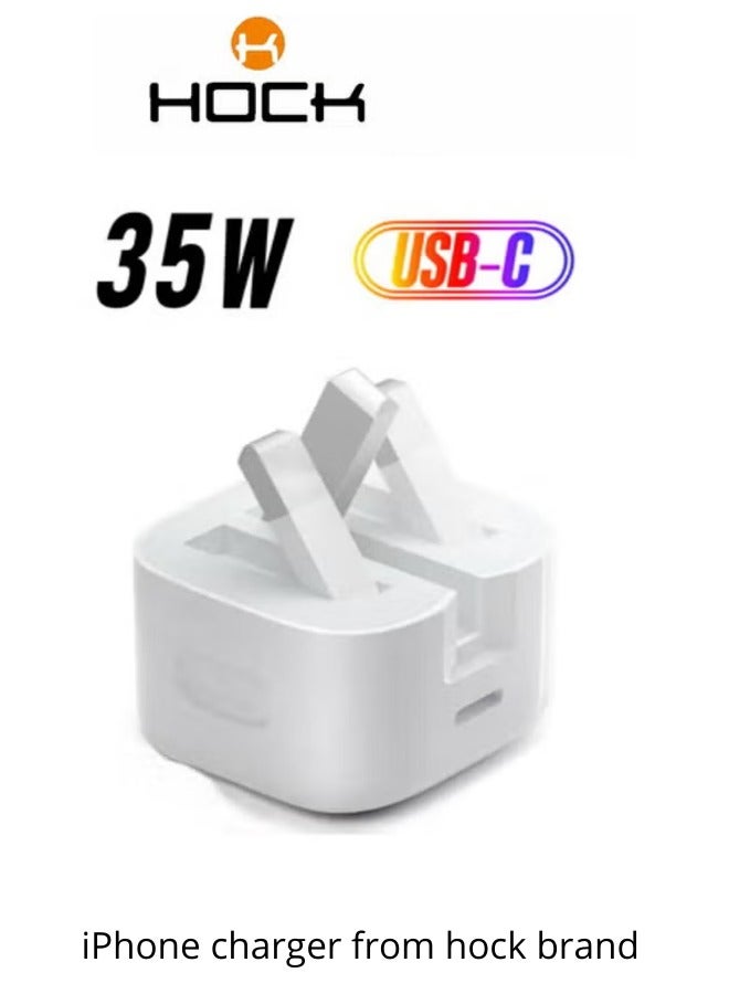 Hock Fish iPhone Type-C 35W Fast iPhone Charger and PD Wall Charger - Image 1